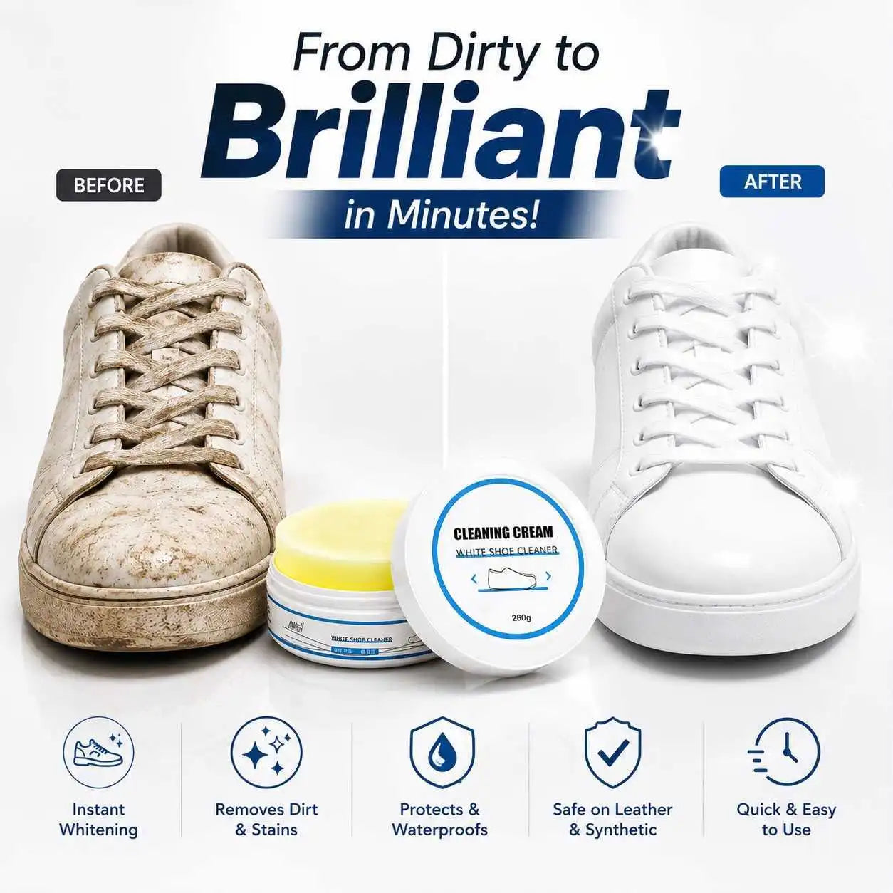 White Shoe Cleaning Cream