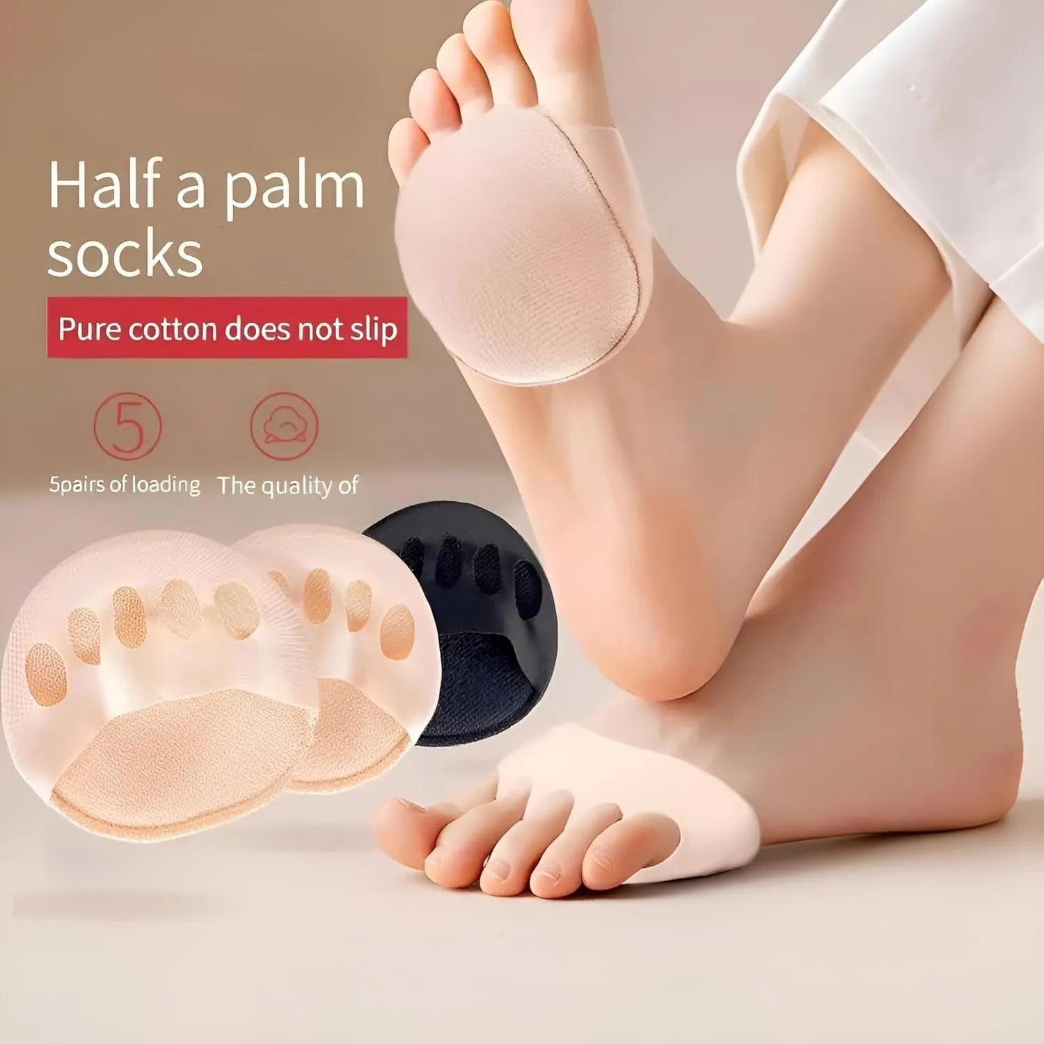 Invisible Forefoot Pads [Pack of 2 pairs]