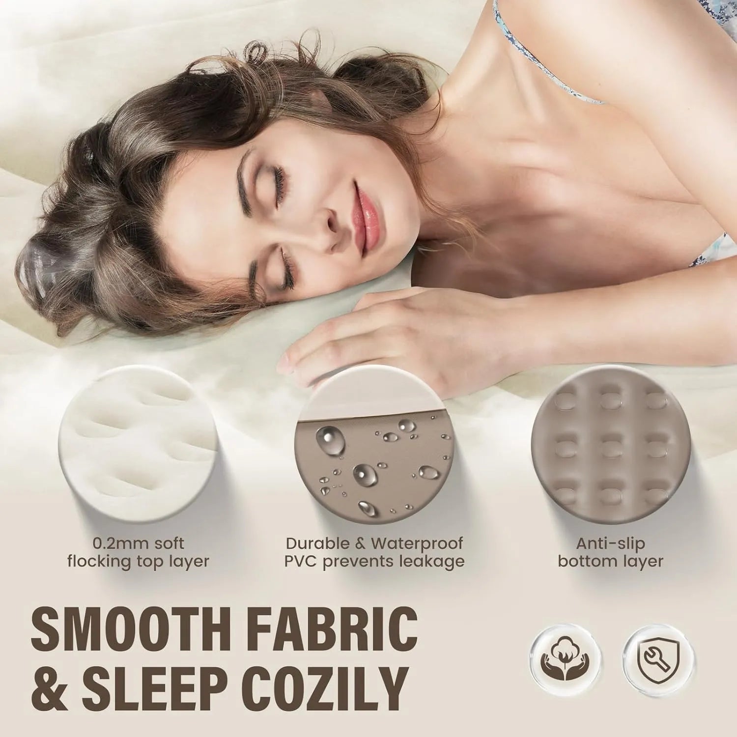 Inflatable Bed – Portable Air Mattress for Home & Travel