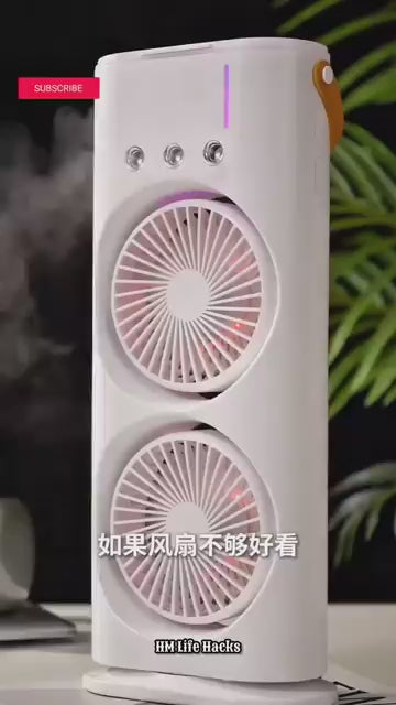 Portable Mini Air Cooling Fan – USB Rechargeable