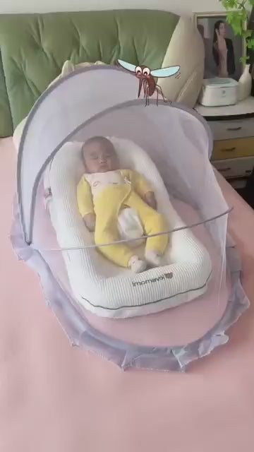 Baby Mosquito Net – Foldable & Portable Crib Protector