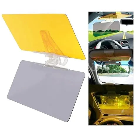 HD Anti-Glare Car Sun Visor – Day & Night Driving Protection